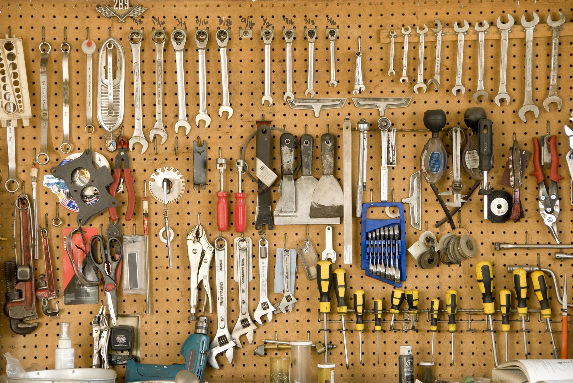 Store different tools separately